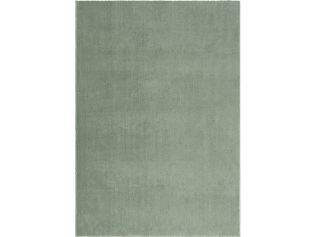 Tapis uni antidérapant lavable Vert - 140 x 200 cm - RELAX