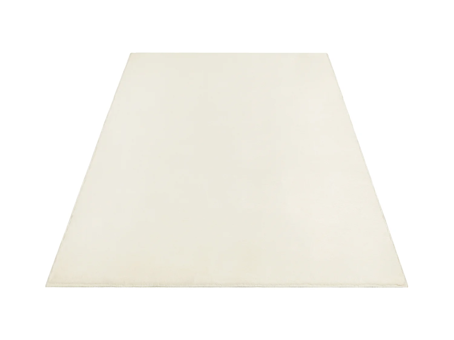 Tapis moderne fourrure chaud douillet lavable - Beige clair - 140 x 200 cm - COSY