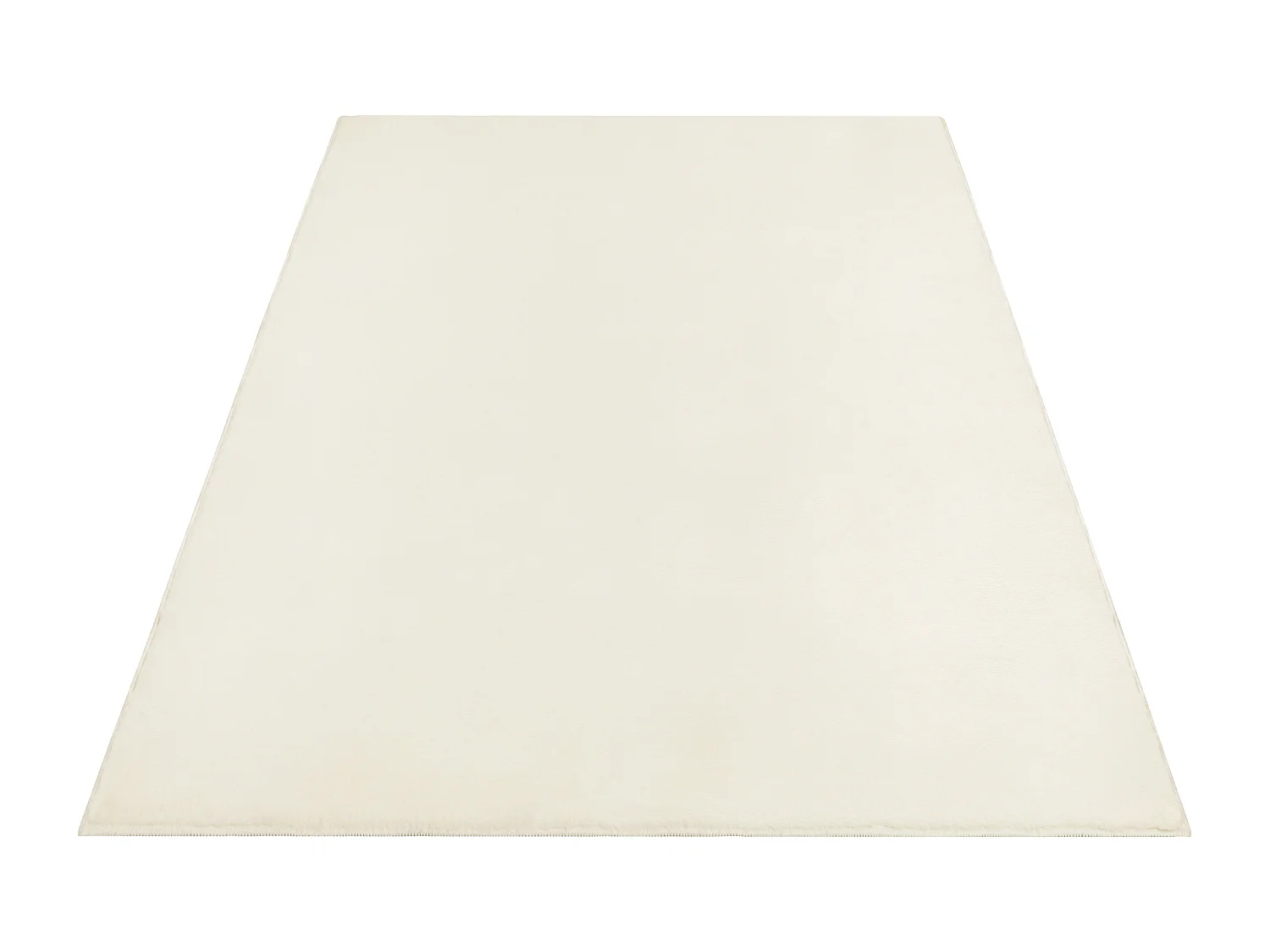 Tapete pele sintética macio lavável - Bege claro - 140 x 200 cm - COSY
