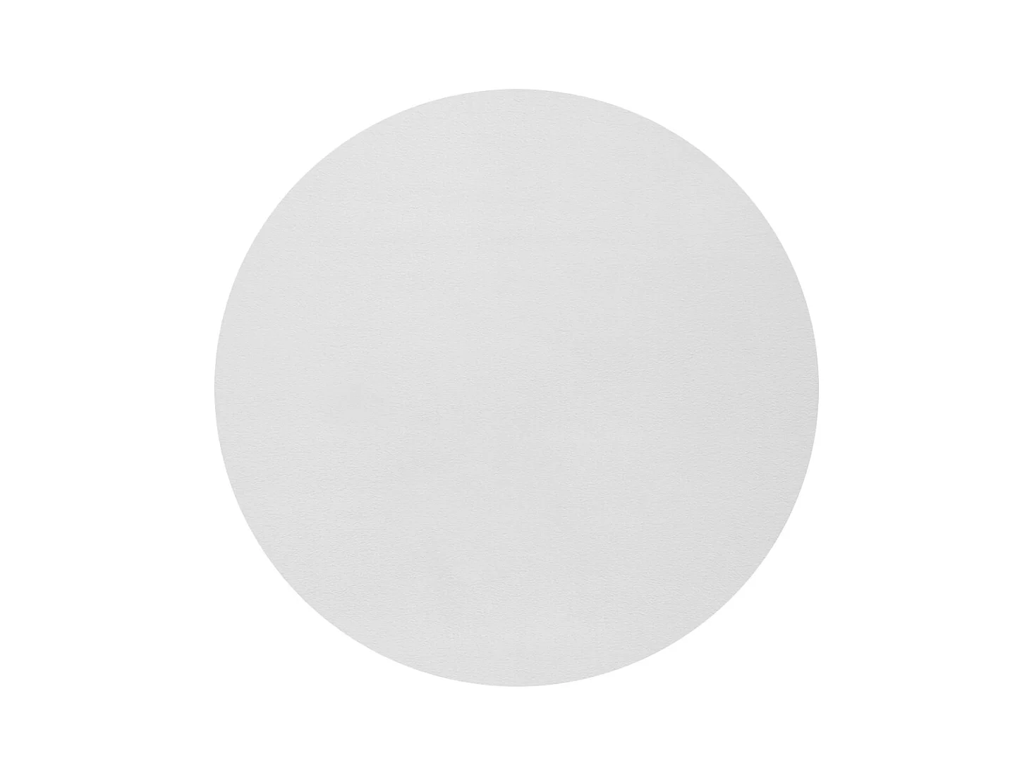 Tapijt imitatiebont zacht afwasbaar - Wit - 200 cm Rond - COSY