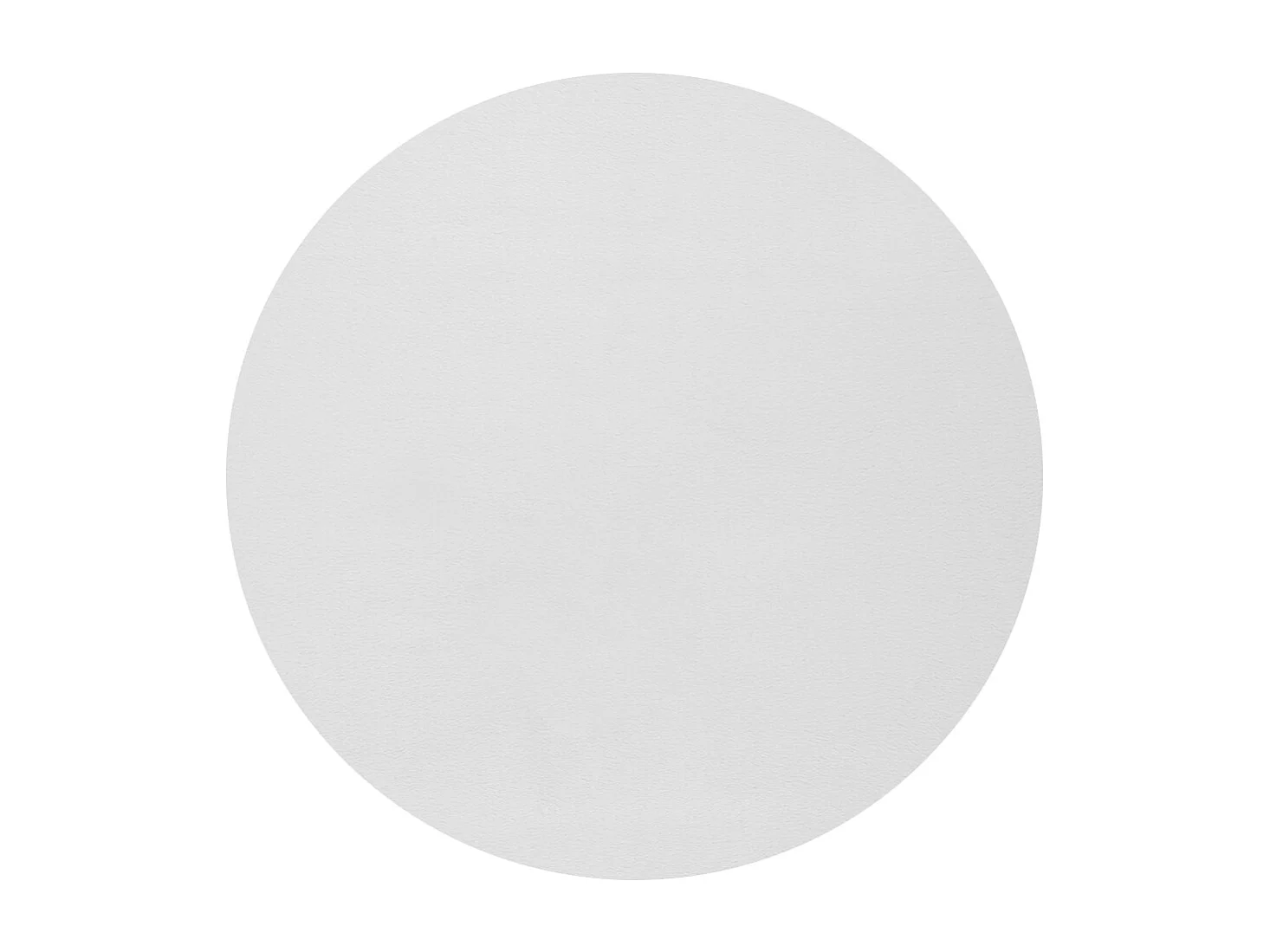 Tapis moderne fourrure chaud douillet lavable - Blanc - 200 cm Ronde - COSY