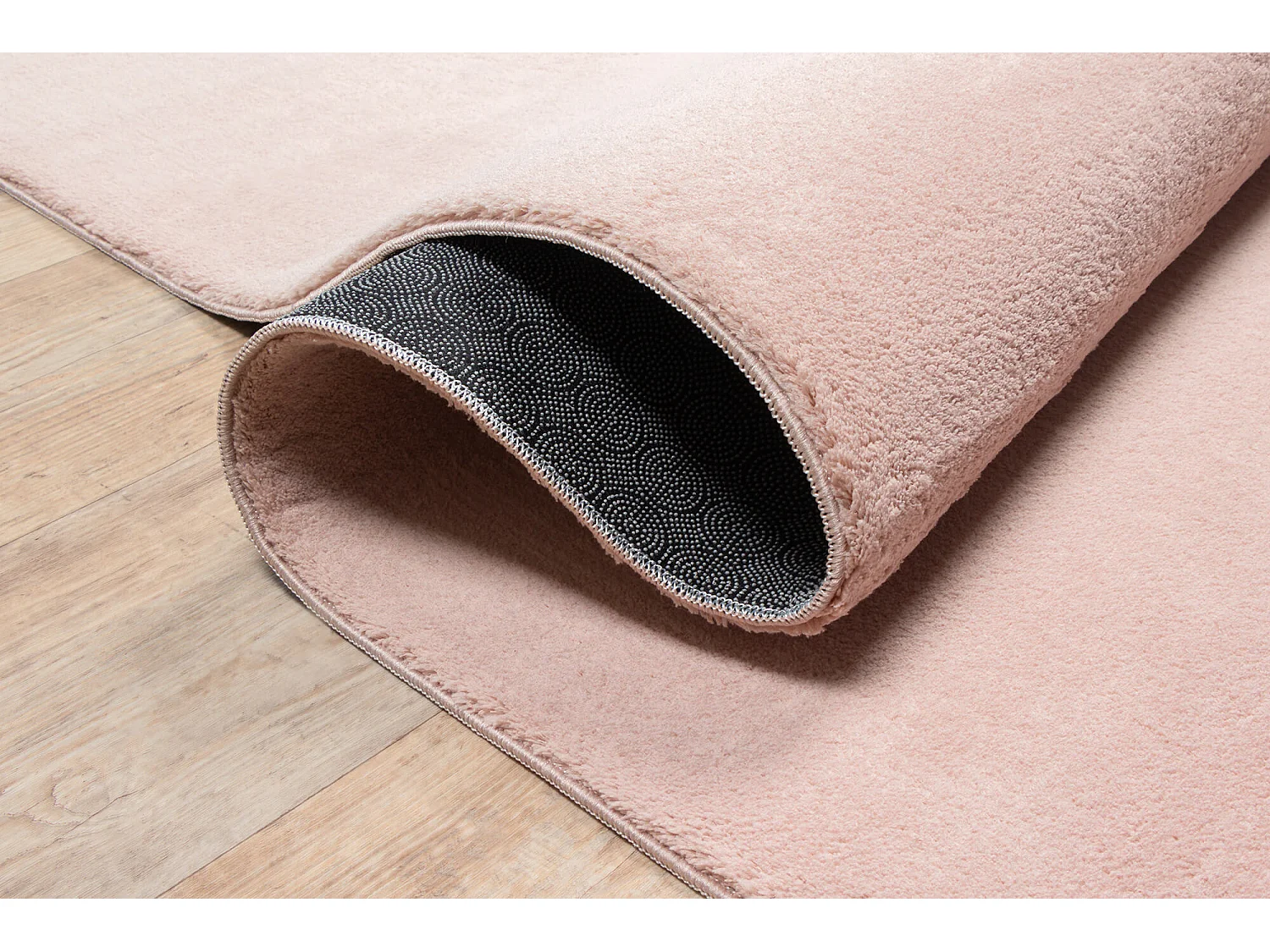 Tapis uni antidérapant lavable Blush - 200 cm Ronde - RELAX