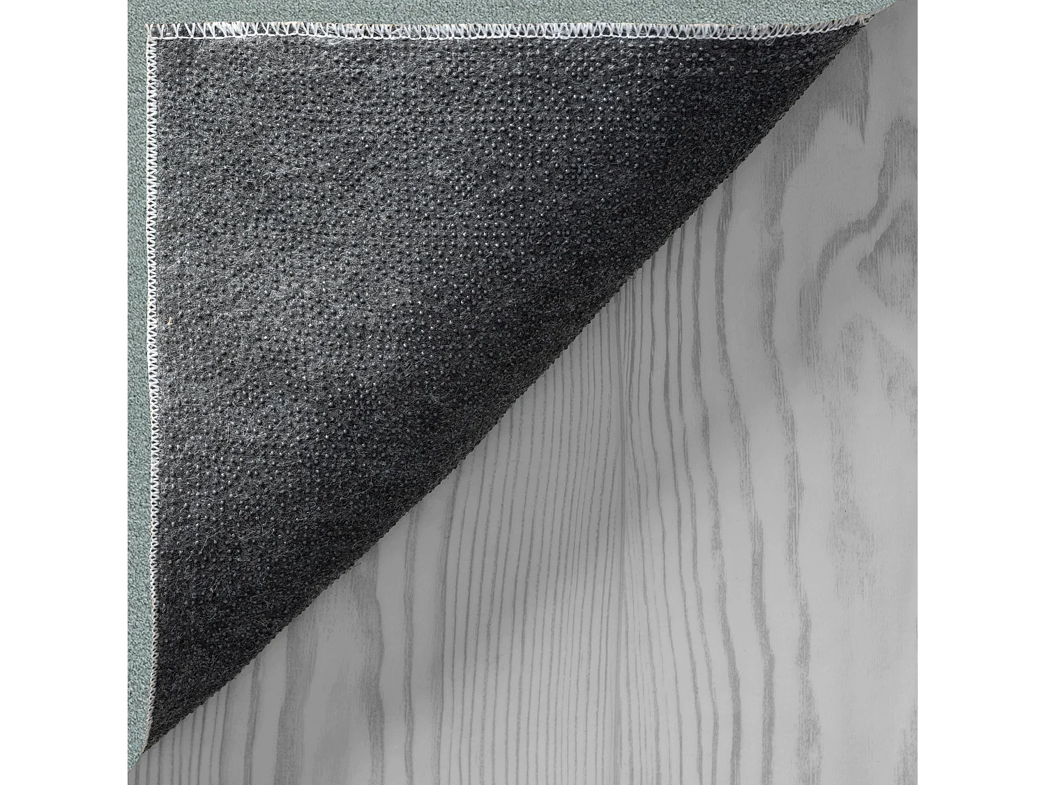 Tapis uni antidérapant lavable Bleu - 240 x 340 cm - RELAX