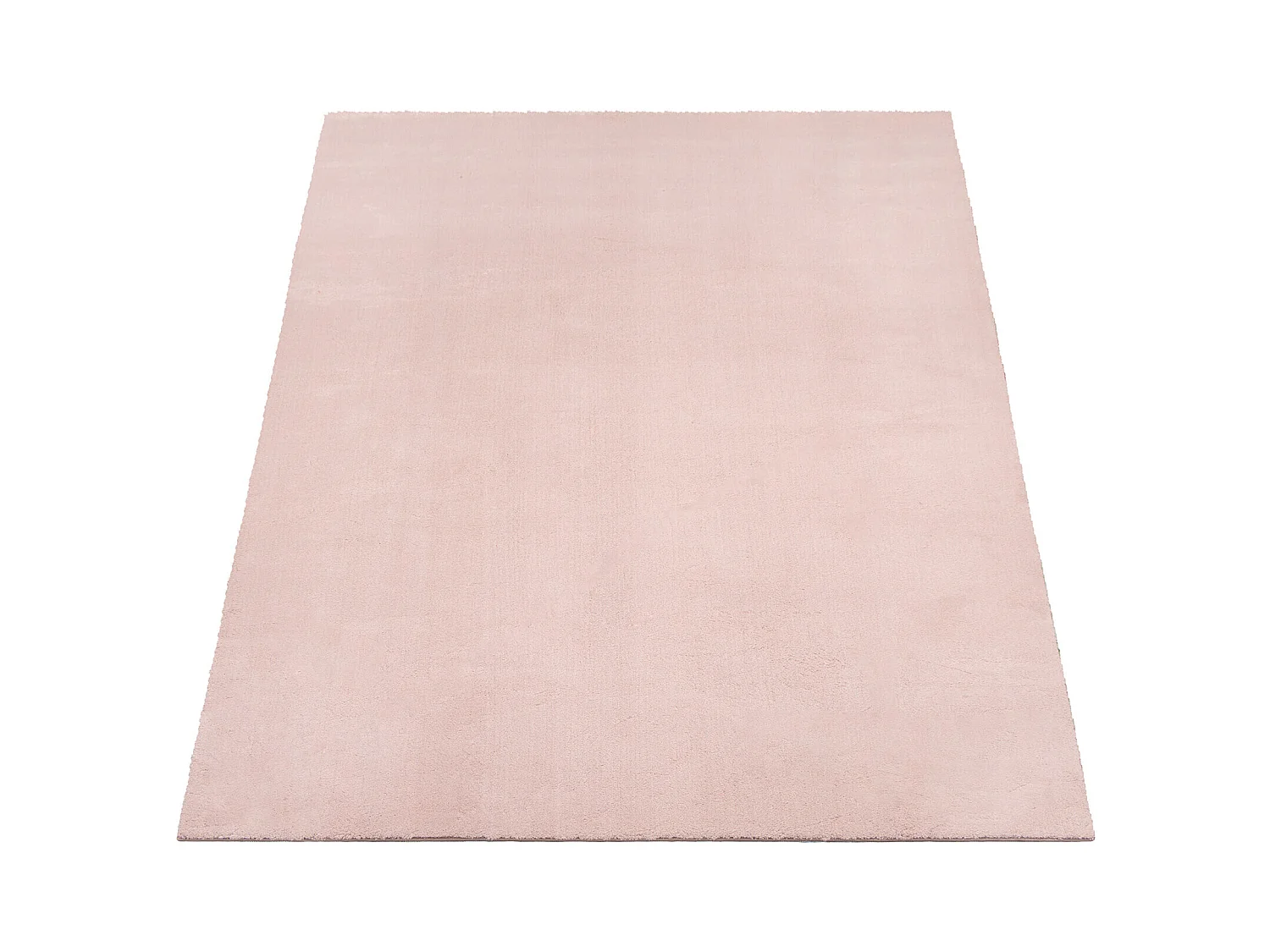Alfombra pelo corto lavable antideslizante - Rosa - 120 x 160 cm - RELAX