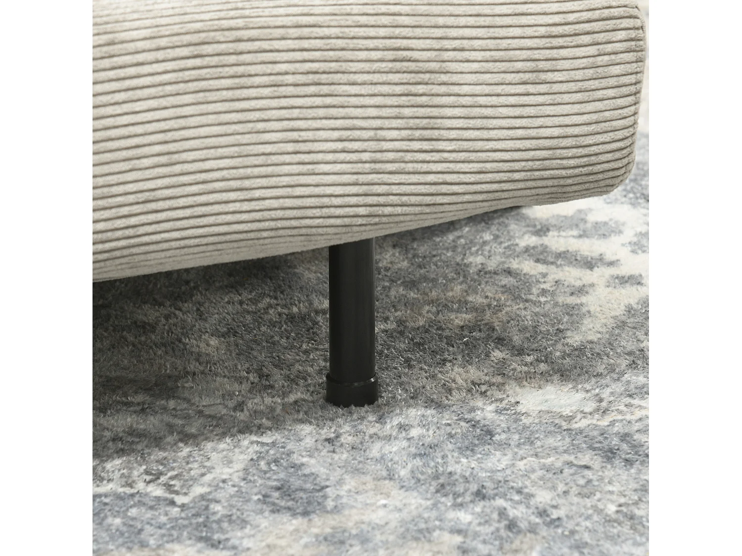 Divano letto con funzione letto, schienale regolabile, cuscini, rivestimento effetto velluto, 141 x 90 x 81 cm, Grigio, con gambe in legno