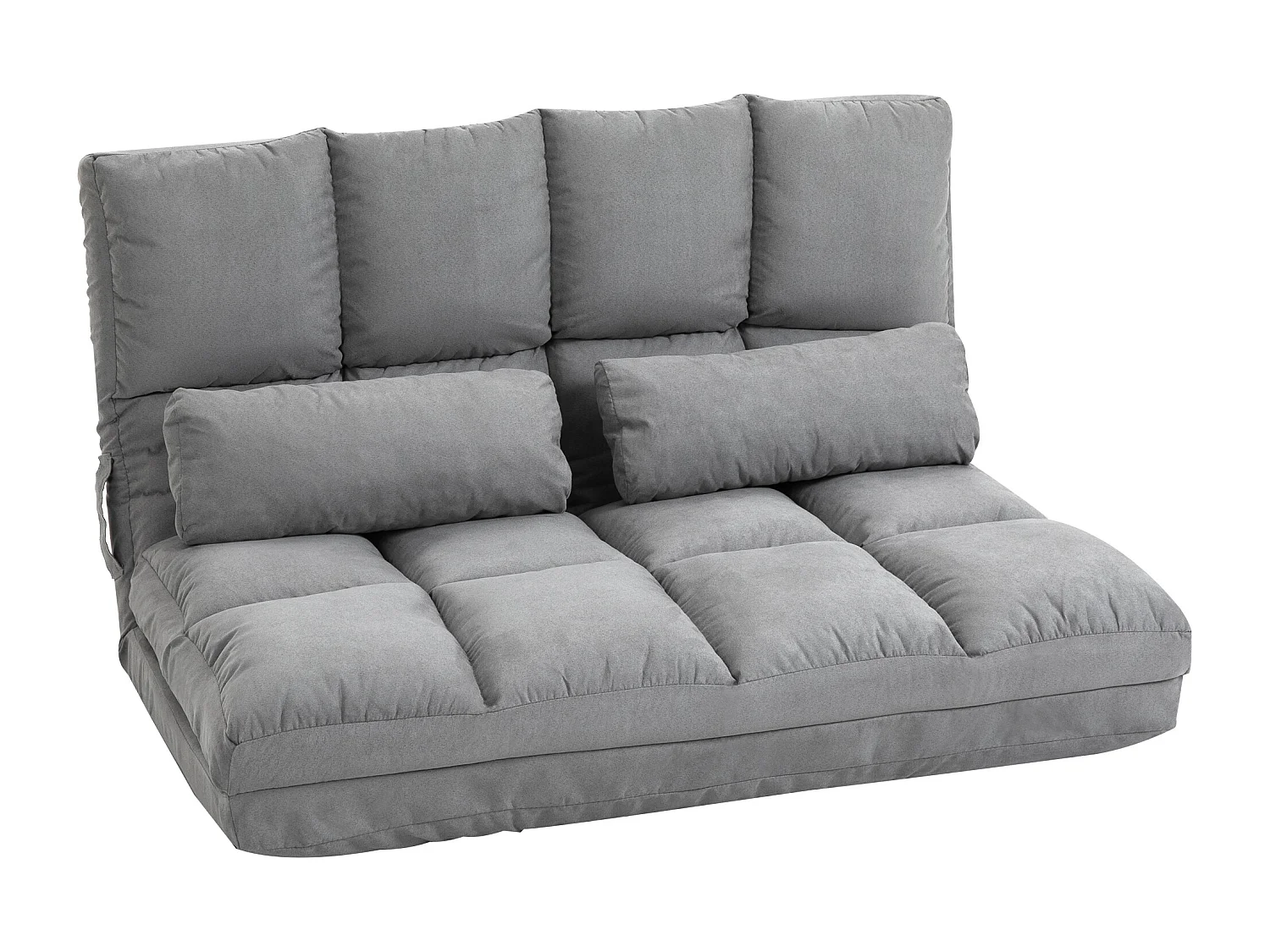 FANTASK Poltrona Letto Pieghevole 3 In 1 – Schienale Regolabile, Con Ruote E Rivestimento Sfoderabile, Blu