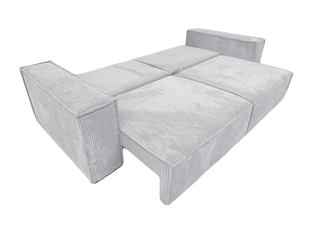 Couch Camel III 255 cm Sofa Couch Wohnzimmer Schlaffläche 200 x 150 cm, hellgrau