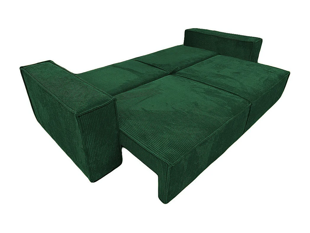 Couch Camel III 255 cm Sofa Couch Wohnzimmer Schlaffläche 200 x 150 cm, grün