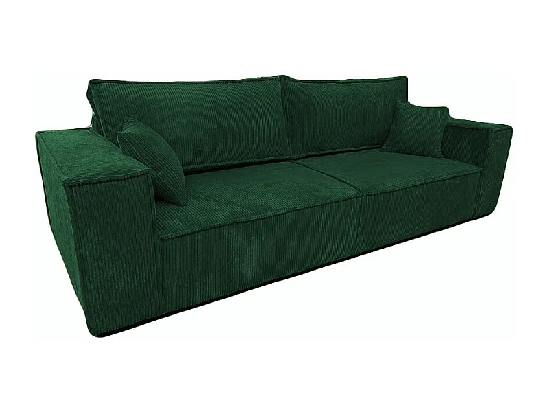 Couch Camel III 255 cm Sofa Couch Wohnzimmer Schlaffläche 200 x 150 cm, grün