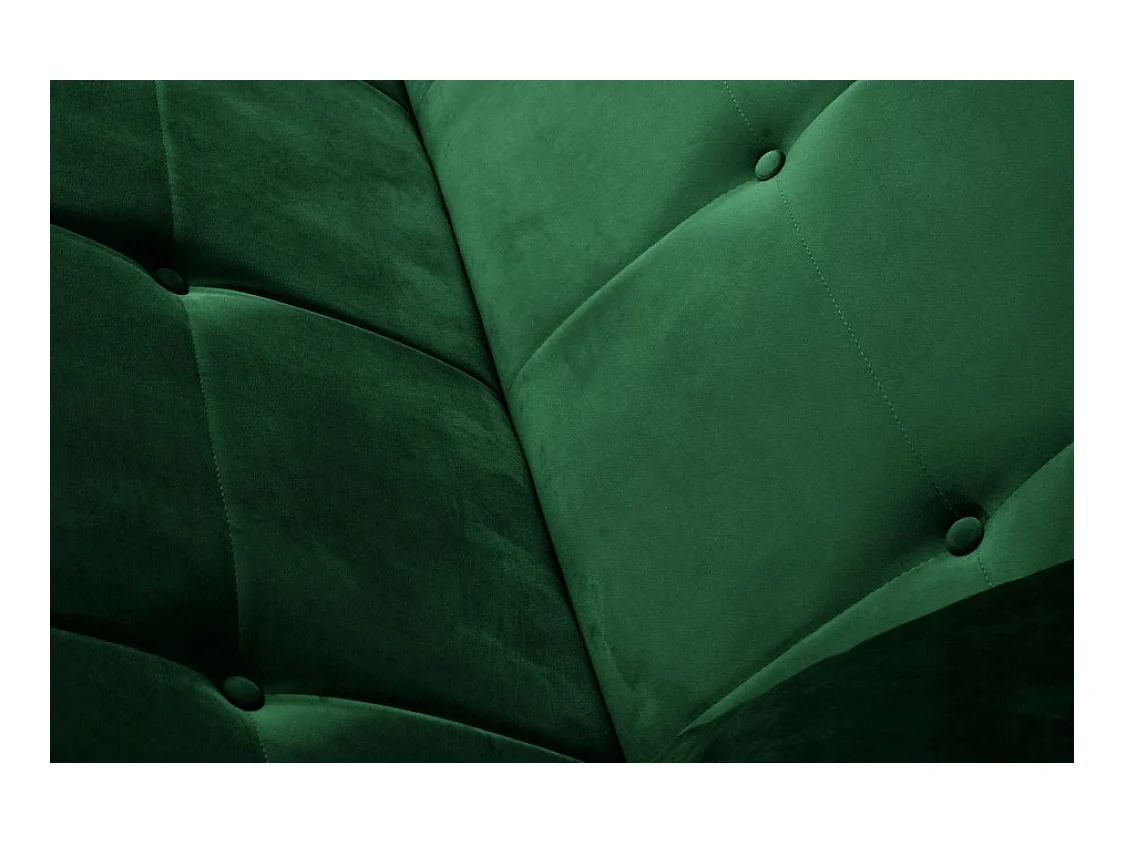 Sofa Luna Schlafsofa im skandinavisches Stil, Couch mit Schlaffunktion und Bettkasten, Polstersofa für Wohnzimmer 213 cm,  grün