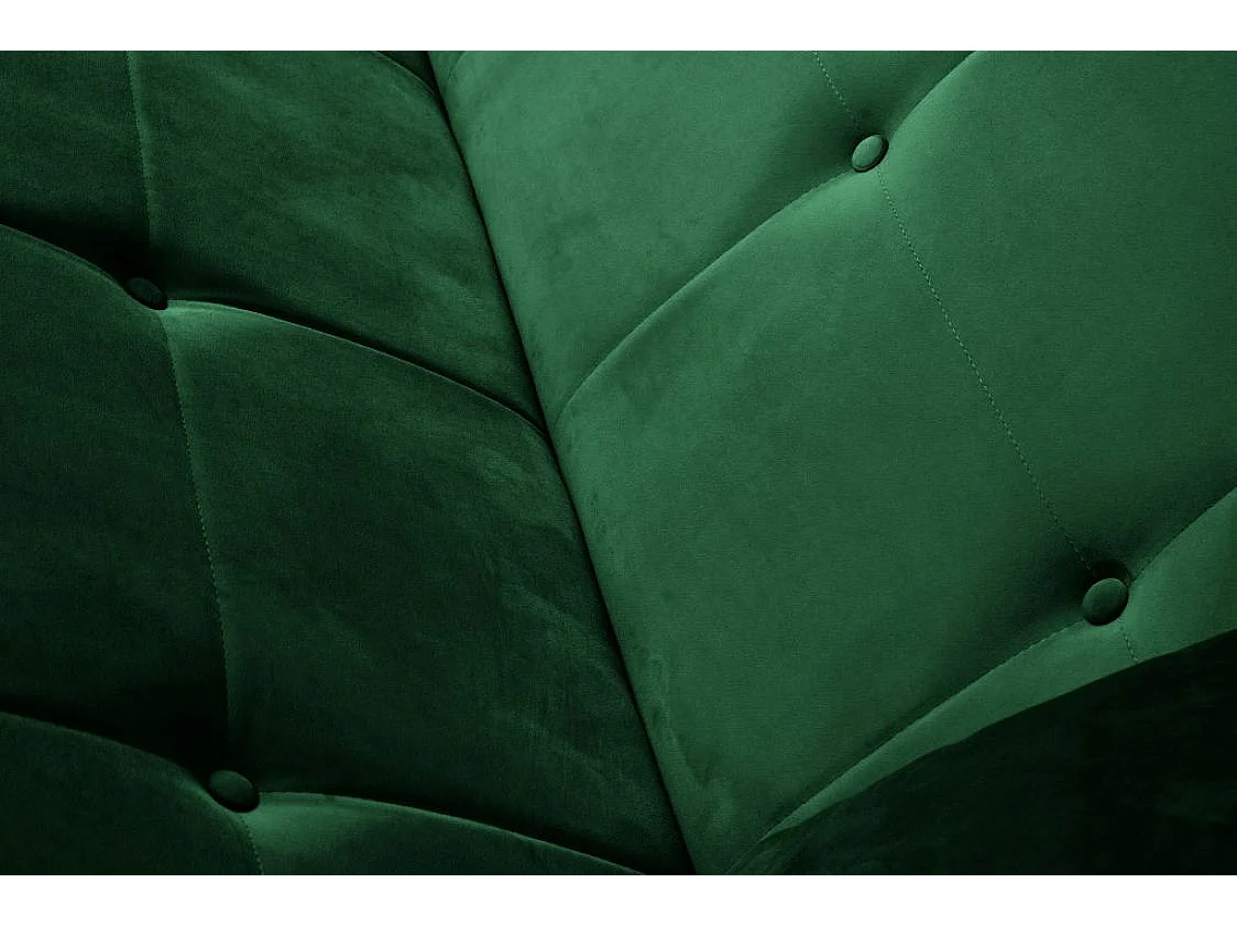 Sofa Luna Schlafsofa im skandinavisches Stil, Couch mit Schlaffunktion und Bettkasten, Polstersofa für Wohnzimmer 213 cm,  grün