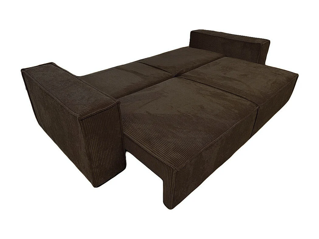 Couch Camel III 255 cm Sofa Couch Wohnzimmer Schlaffläche 200 x 150 cm, braun