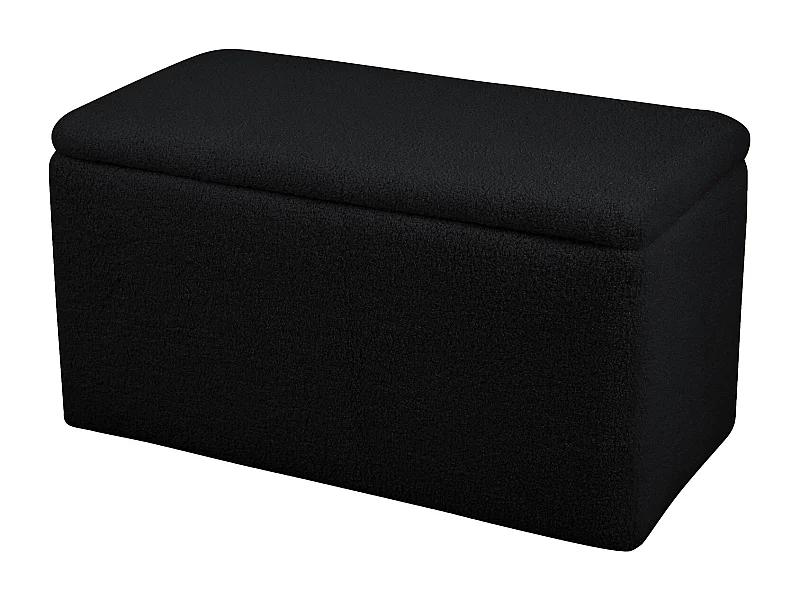 SITZBANK LEAF mit Stauraum Schwarz