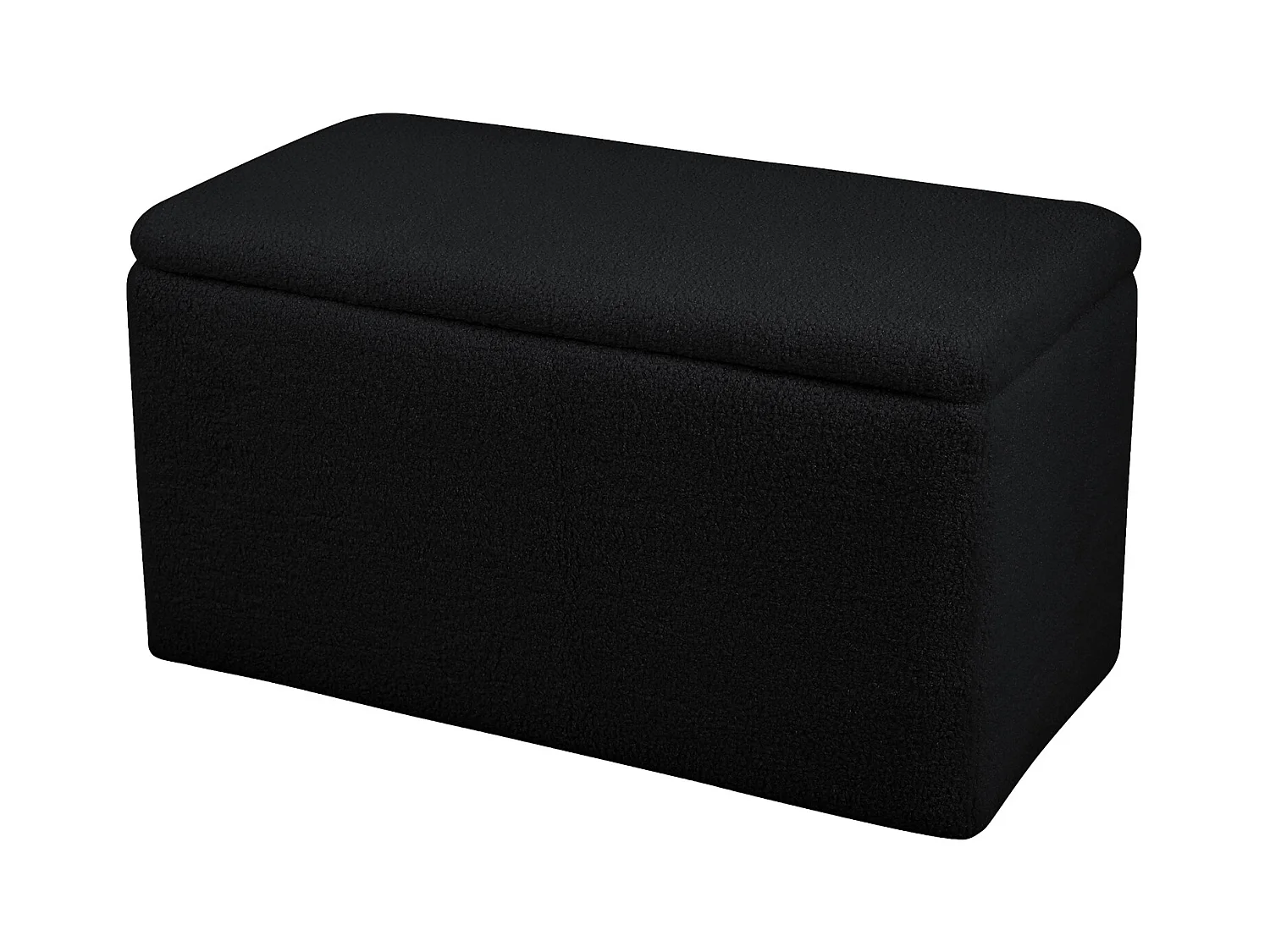 SITZBANK LEAF mit Stauraum Schwarz