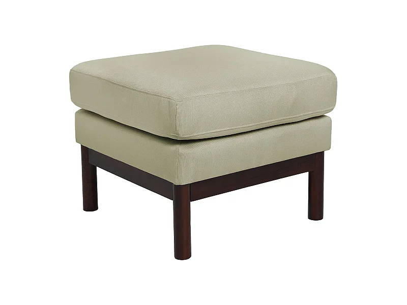 HOCKER HOLLY Weiß/Braun