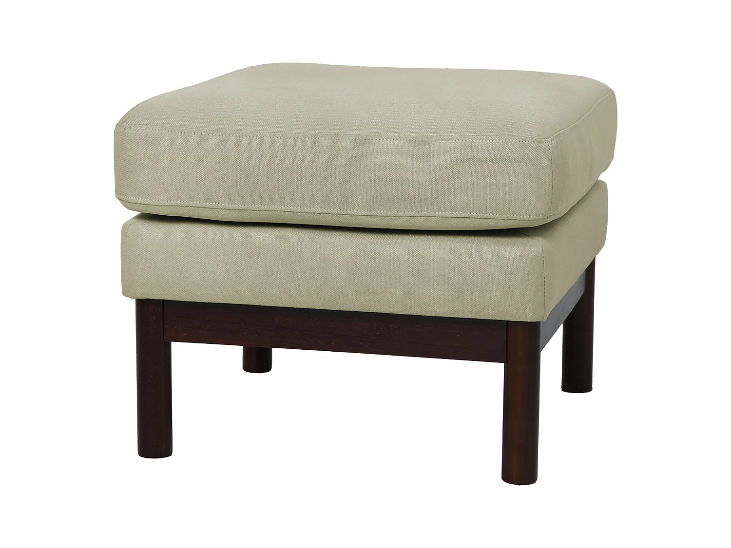 Tabouret SVITA HOLLY, banc, repose-pieds, coiffeuse, chaise, blanc/marron