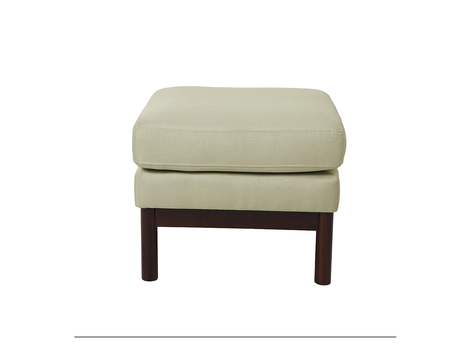 Tabouret SVITA HOLLY, banc, repose-pieds, coiffeuse, chaise, blanc/marron