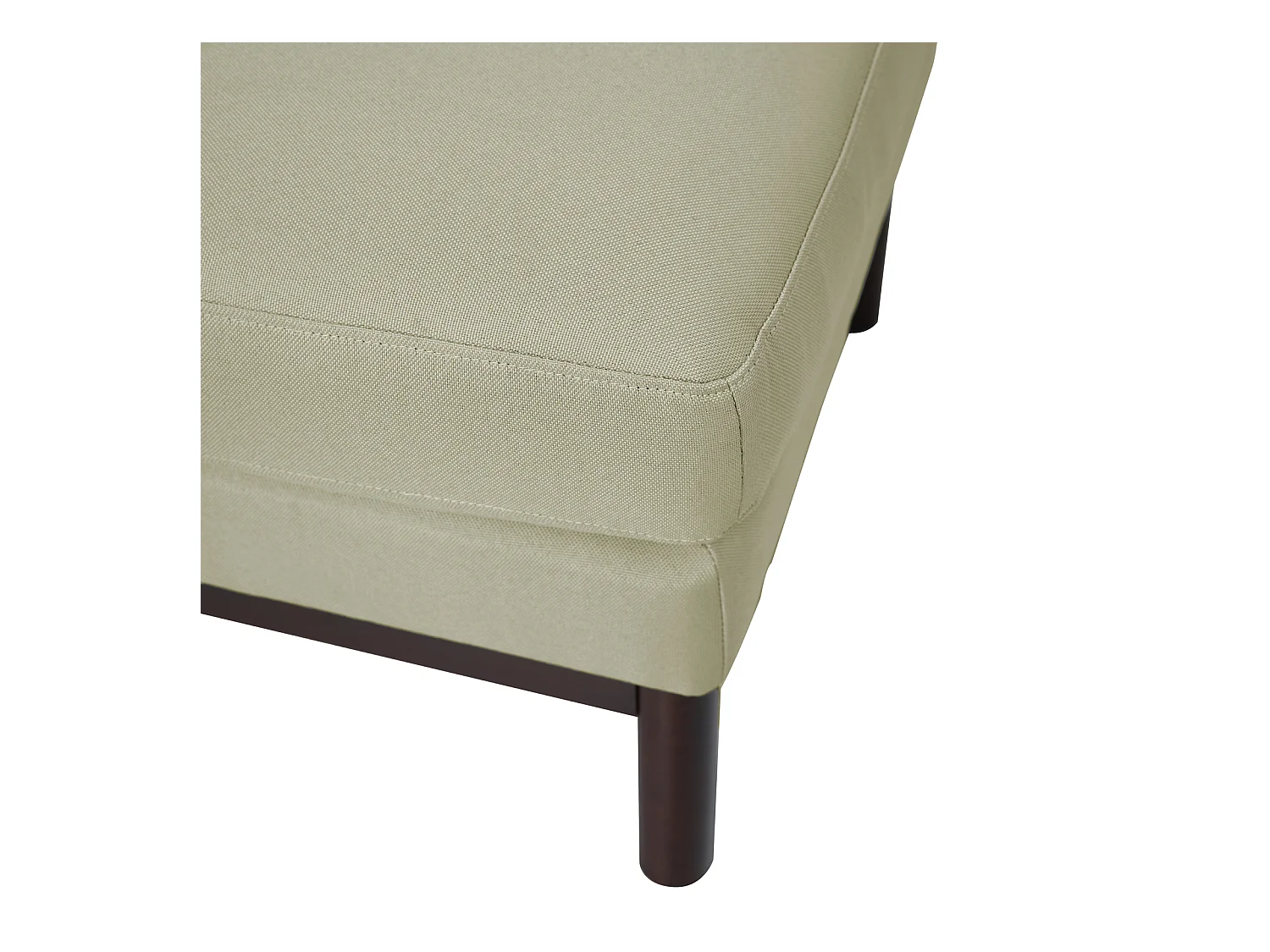 Tabouret SVITA HOLLY, banc, repose-pieds, coiffeuse, chaise, blanc/marron