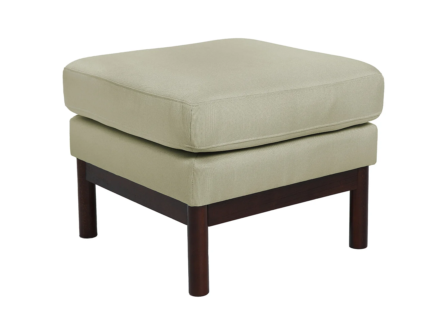 HOCKER HOLLY Weiß/Braun