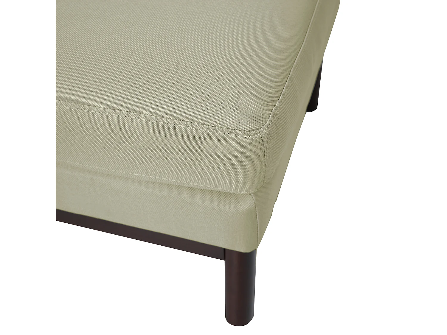 HOCKER HOLLY Weiß/Braun