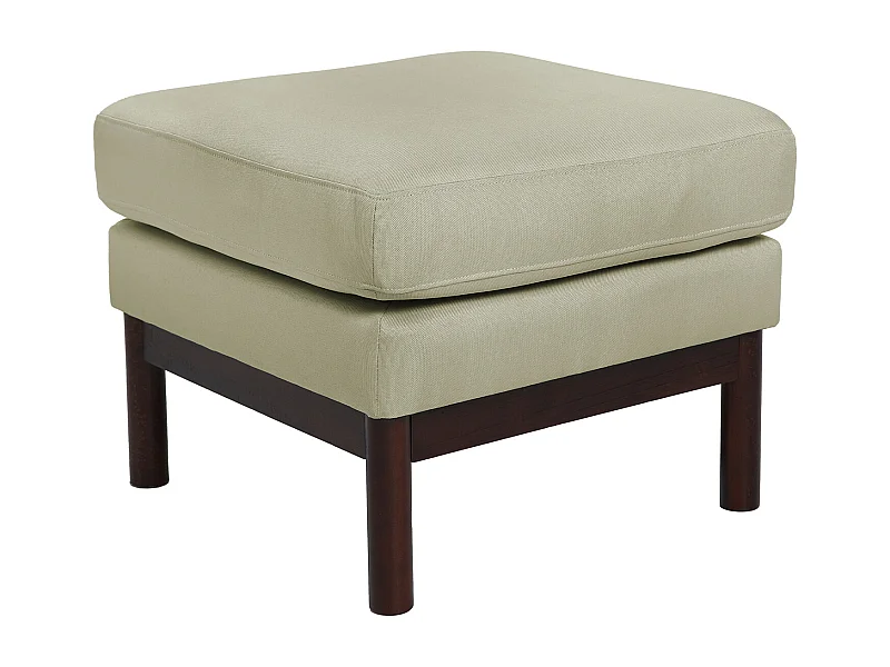 HOCKER HOLLY Weiß/Braun