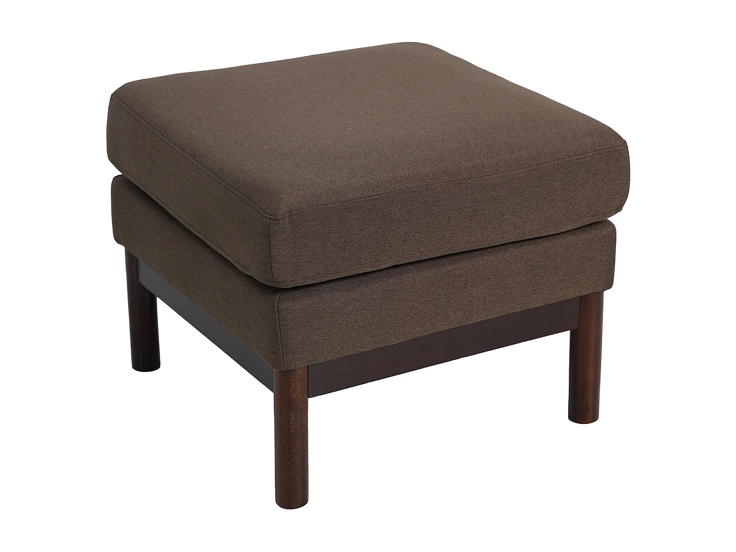 Tabouret SVITA HOLLY, banc, repose-pieds, coiffeuse, chaise, marron/marron