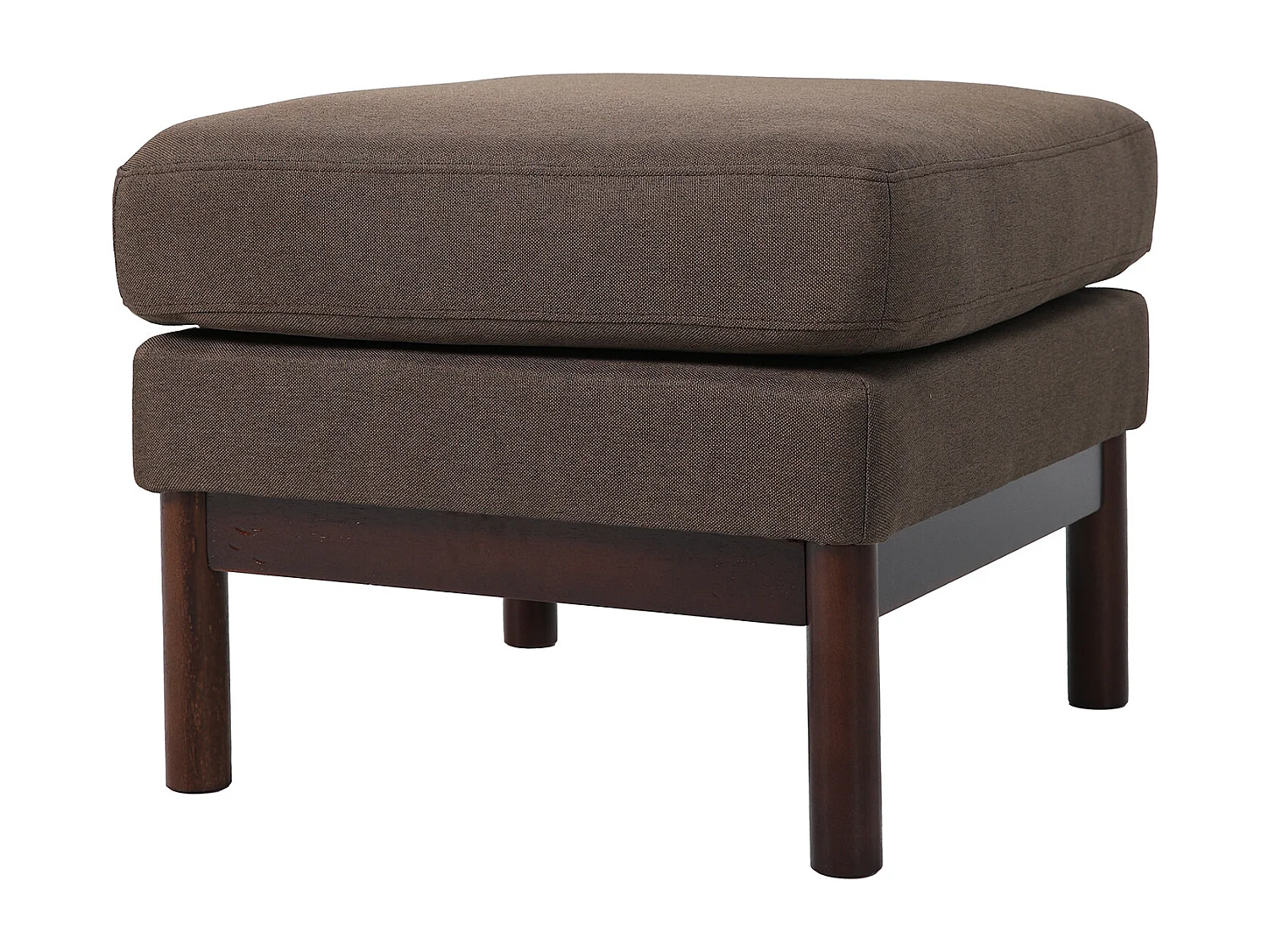 Tabouret SVITA HOLLY, banc, repose-pieds, coiffeuse, chaise, marron/marron