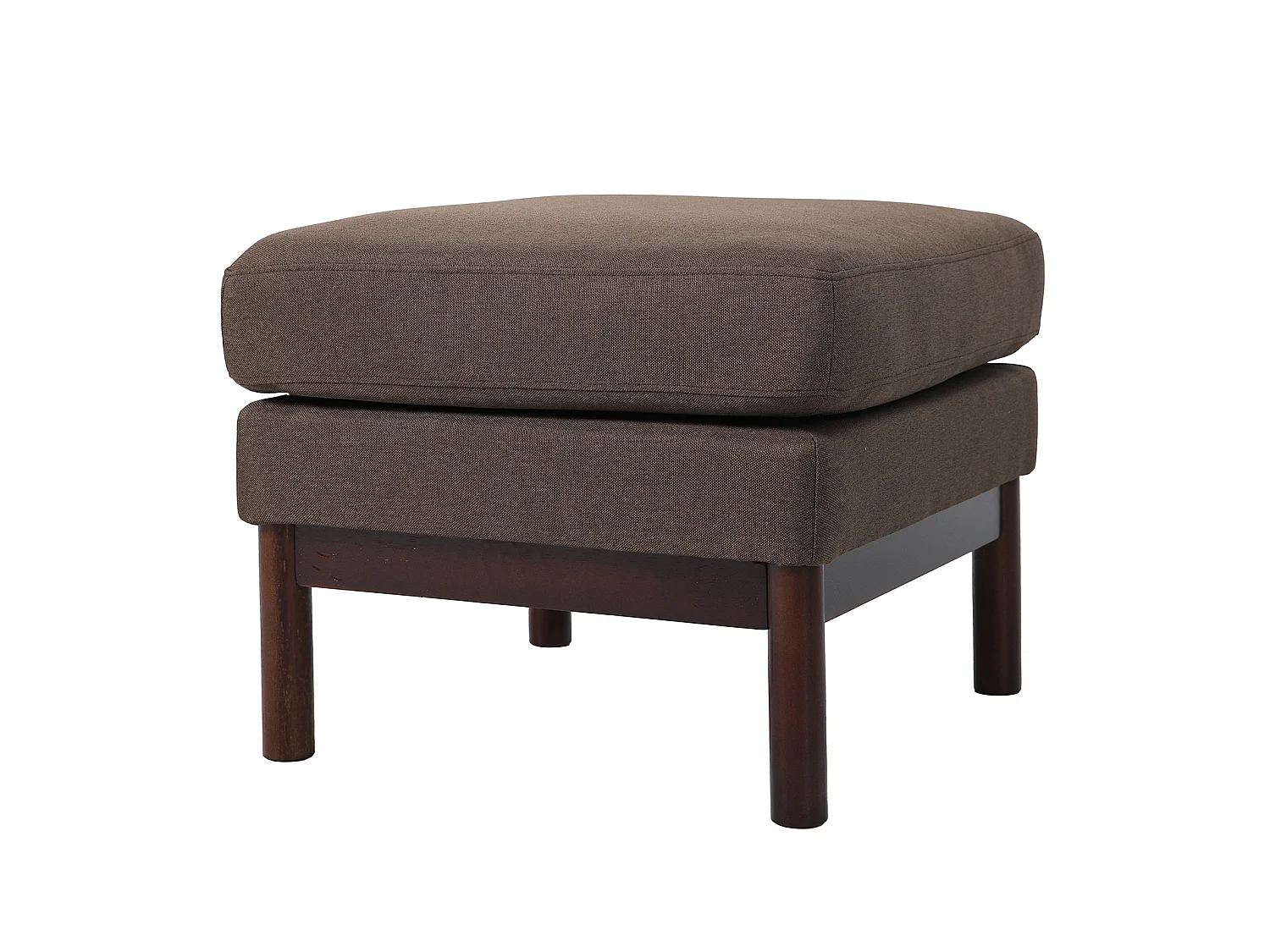 Tabouret SVITA HOLLY, banc, repose-pieds, coiffeuse, chaise, marron/marron