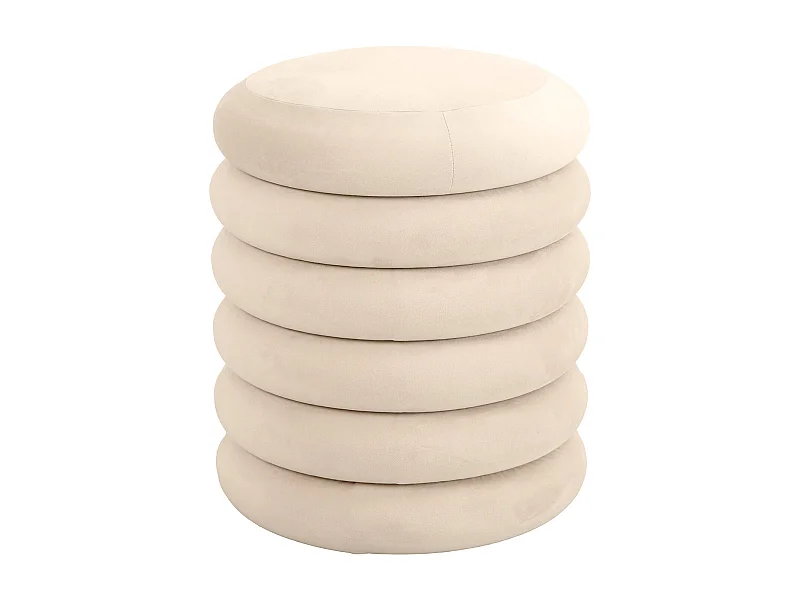 HOCKER BLOSSOM XS mit Stauraum Beige