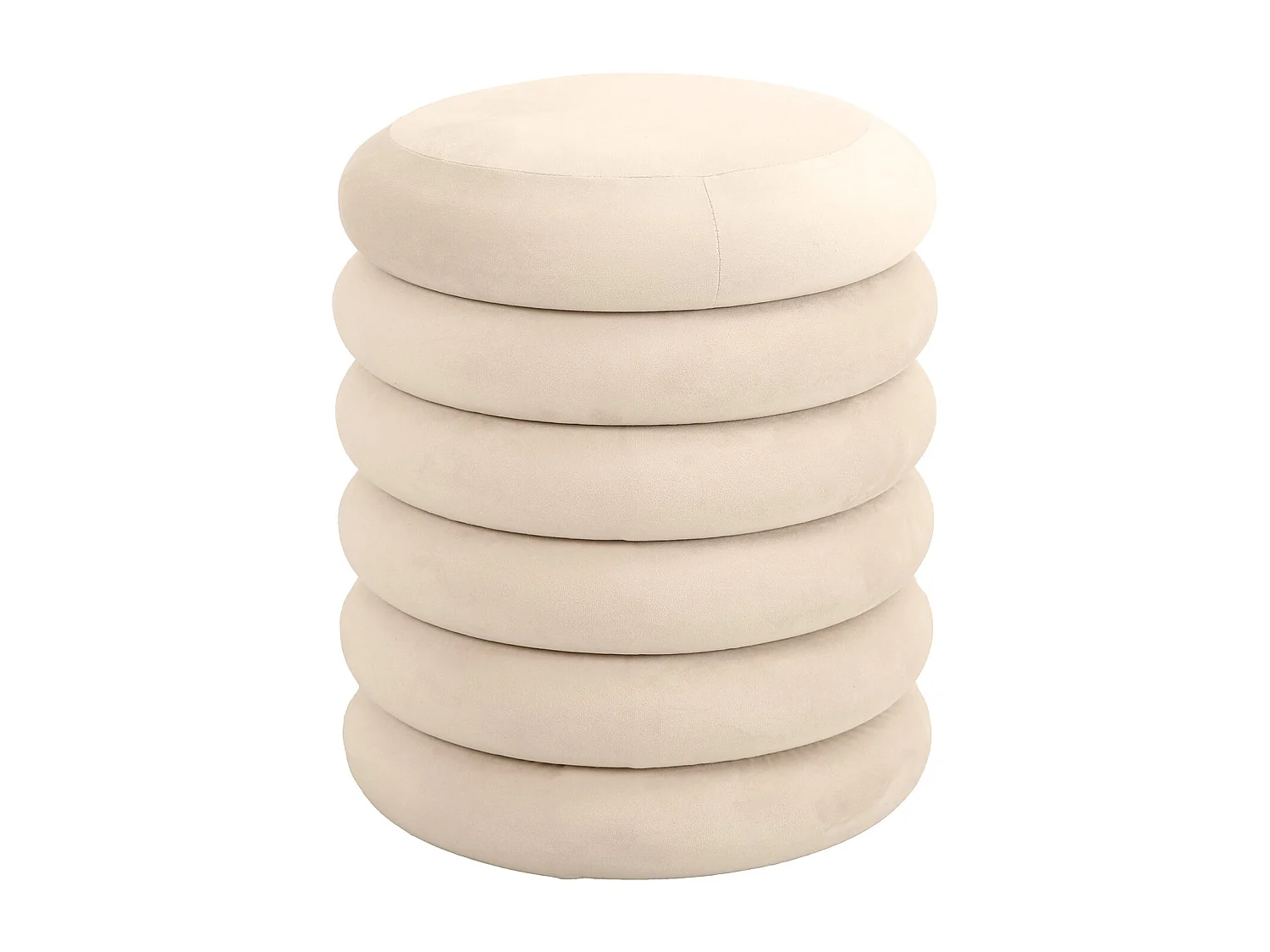 HOCKER BLOSSOM XS mit Stauraum Beige