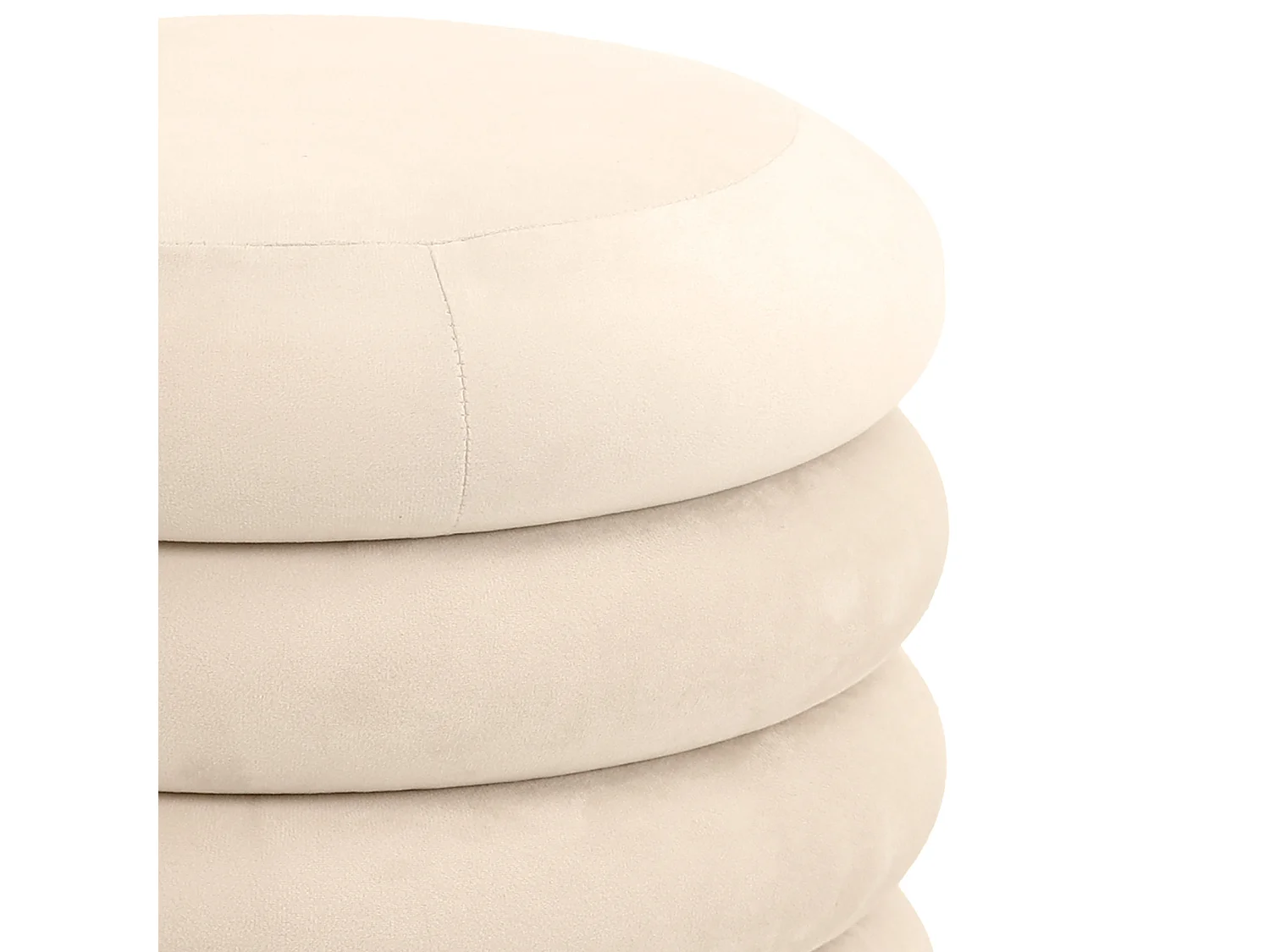 HOCKER BLOSSOM XS mit Stauraum Beige