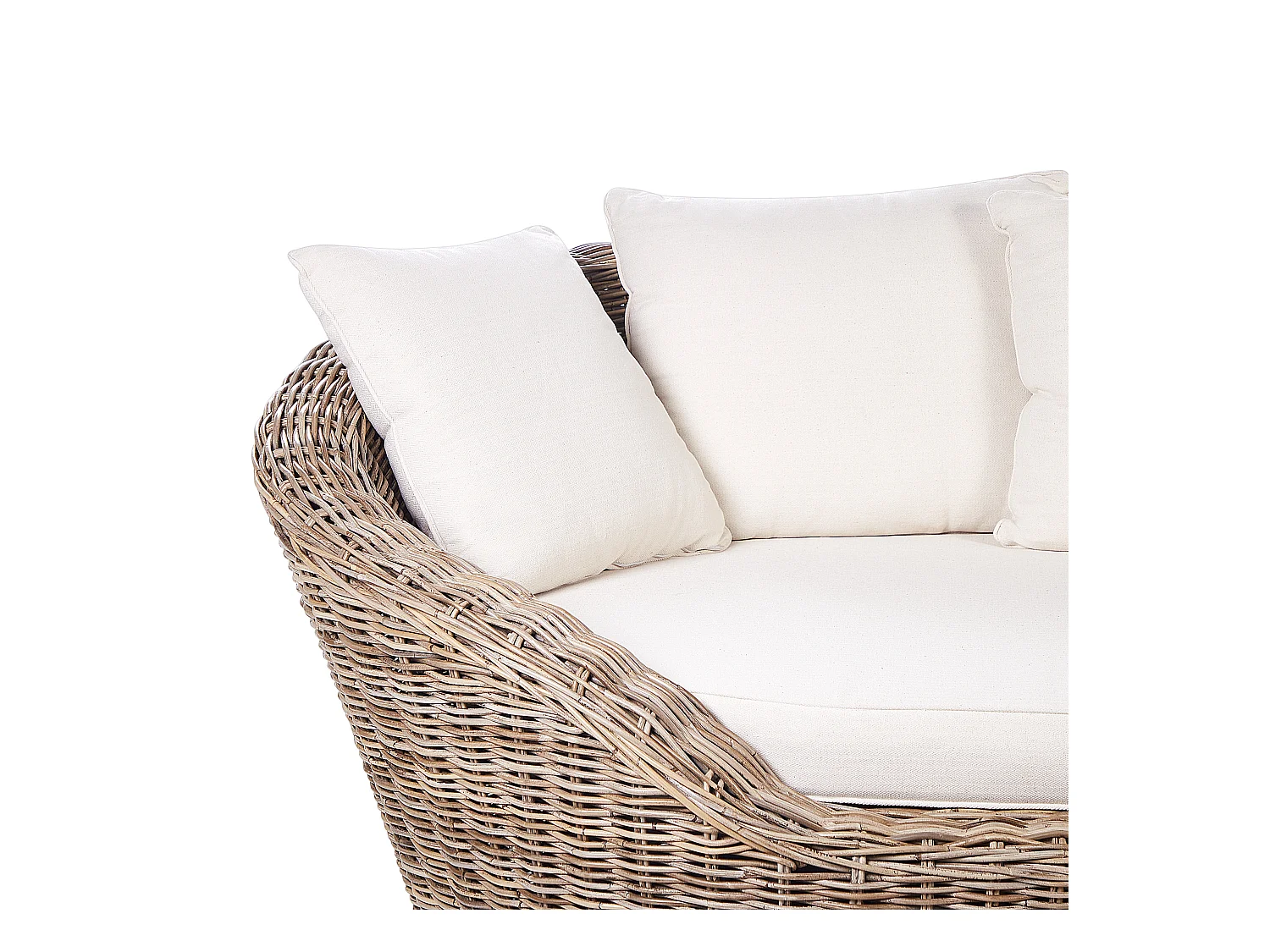 Lit de jardin CAVO Rotin Naturel