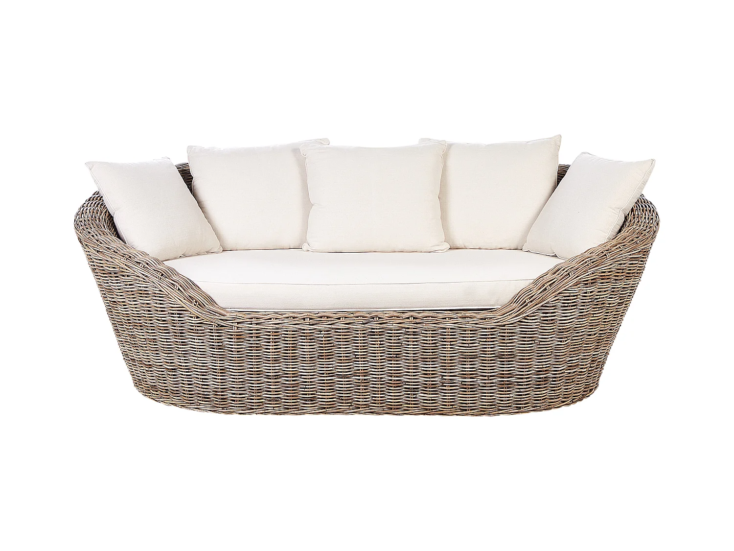 Lit de jardin CAVO Rotin Naturel