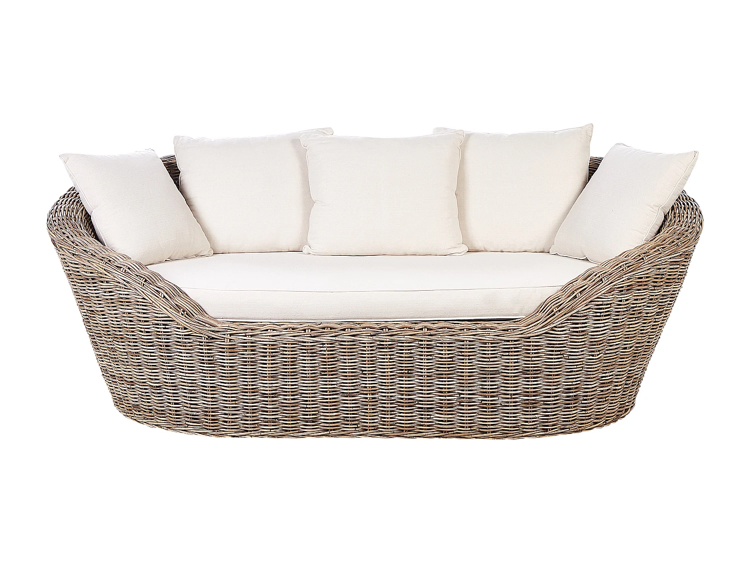 Lit de jardin CAVO Rotin Naturel