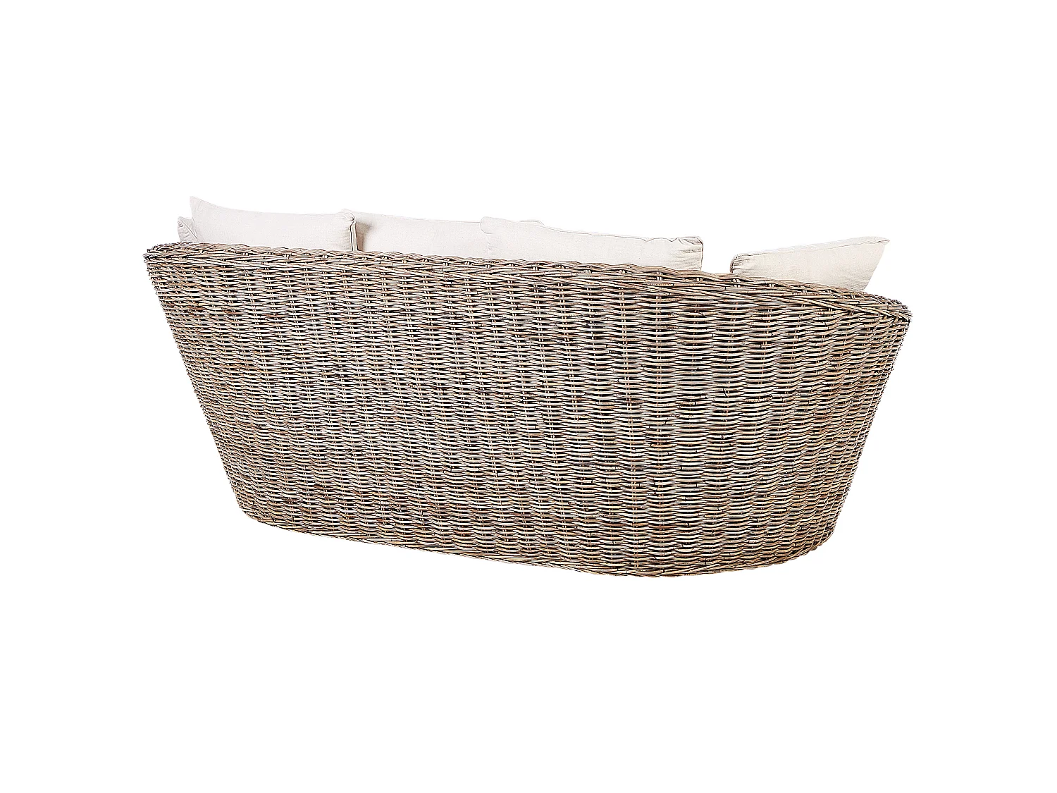 Lit de jardin CAVO Rotin Naturel