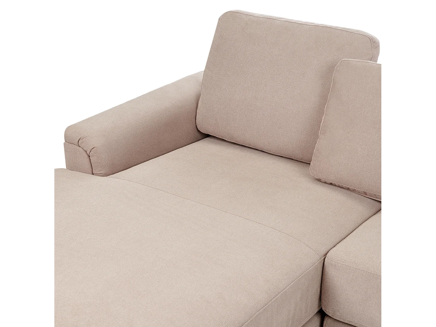 Narożnik KOHLO Beżowoszary dla 4 osób Prawostronny