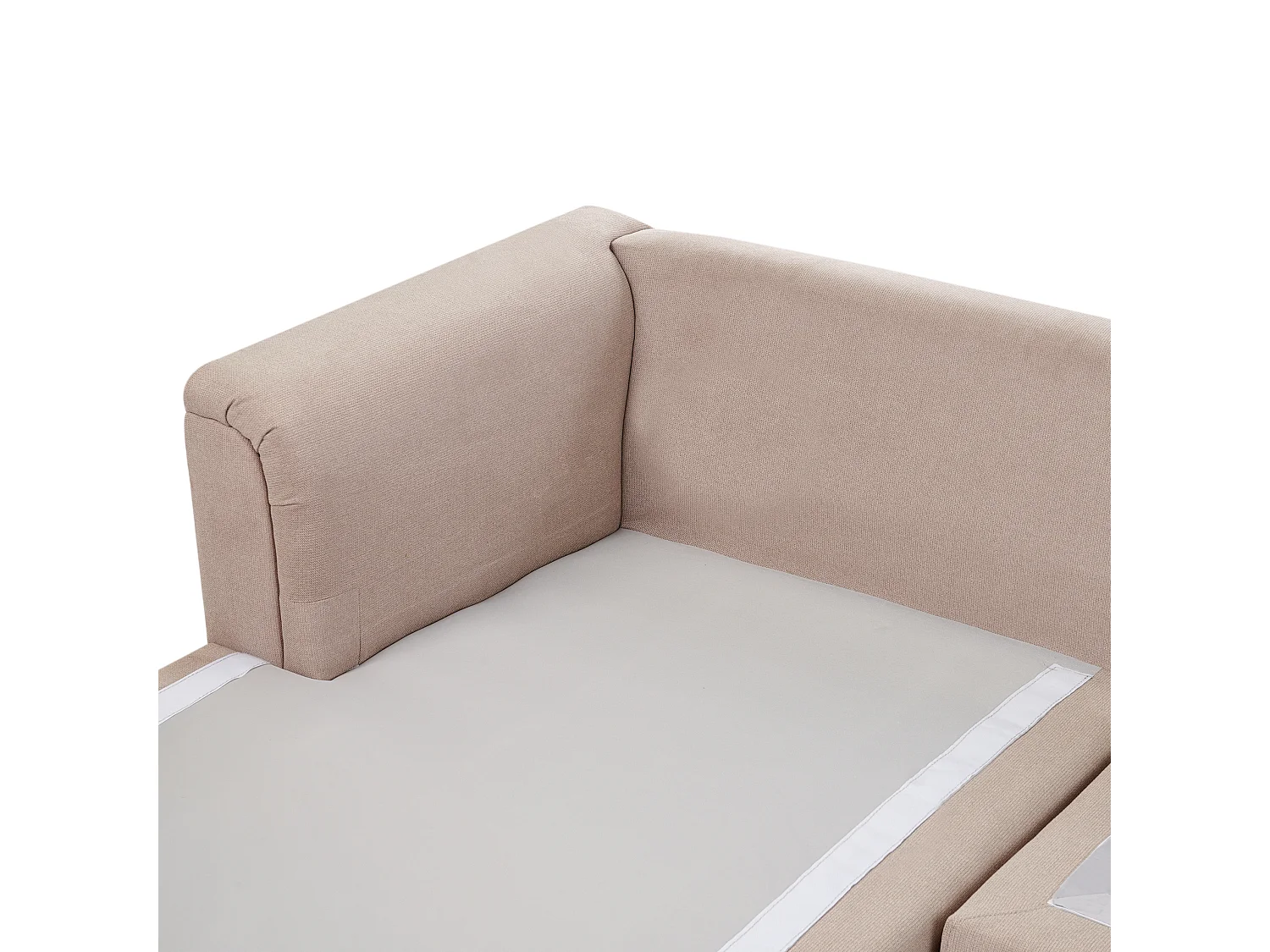 Narożnik KOHLO Beżowoszary dla 4 osób Prawostronny