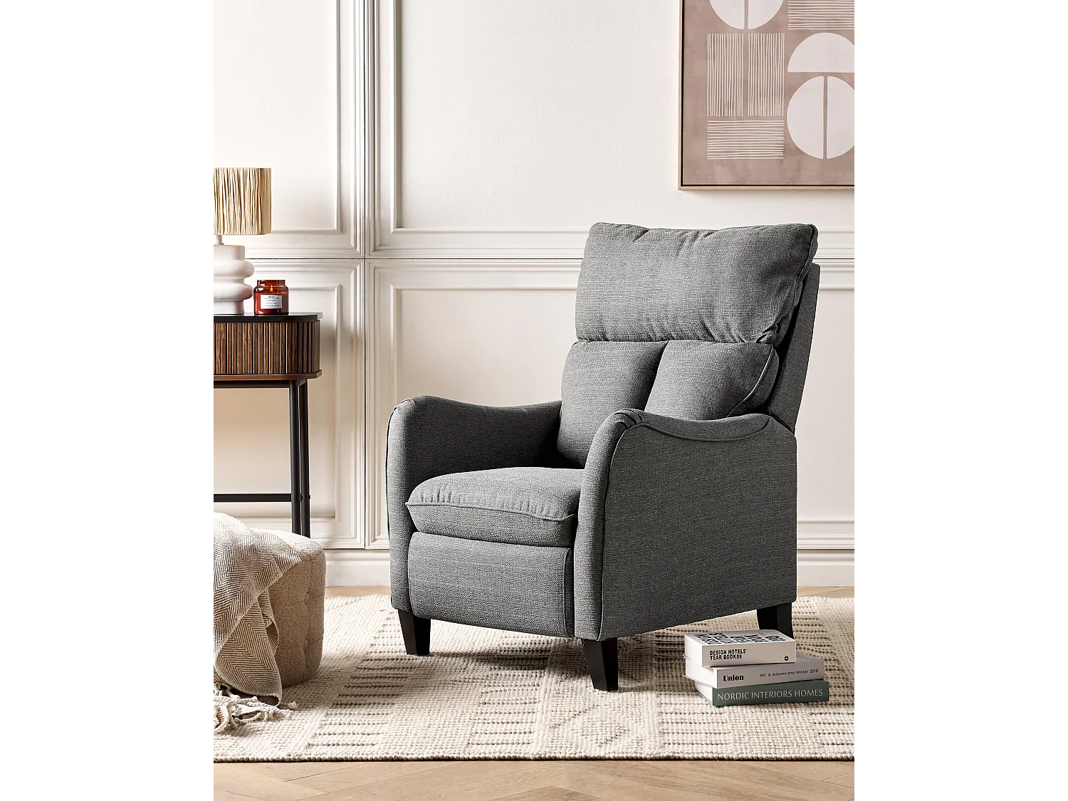 Fauteuil inclinable ROYSTON Gris