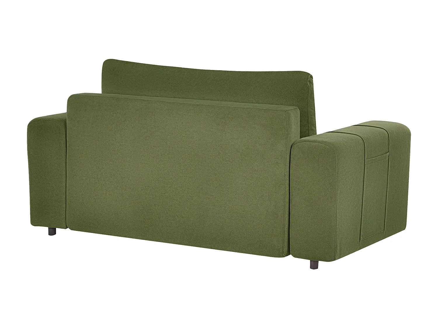 Slaapbank INNVIK Stof Groen met opbergruimte 2-zitter