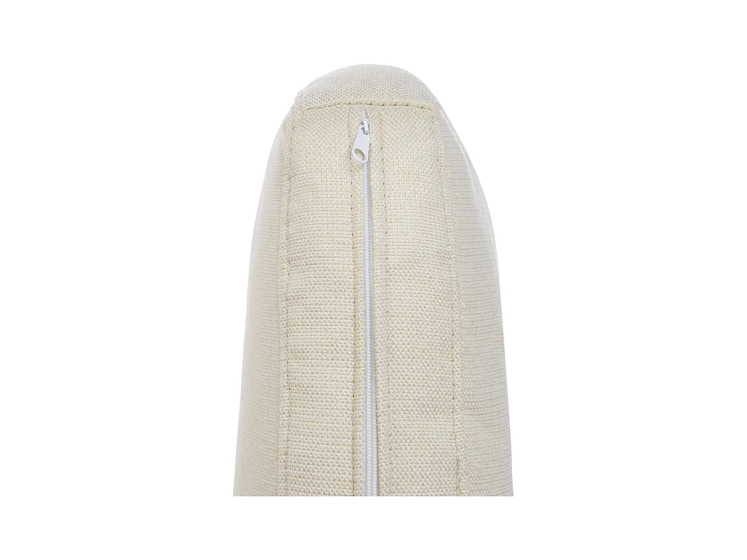 Ecksofa KOHLO Stoff Hellbeige 4-Sitzer linksseitig