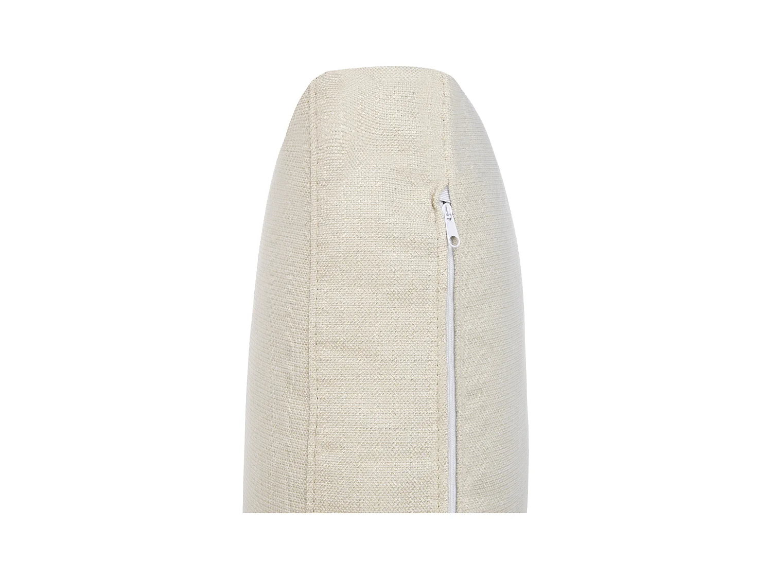 Canapé d'Angle à droite Moderne en Tissu Pieds en Plastique Beige Clair Kohlo