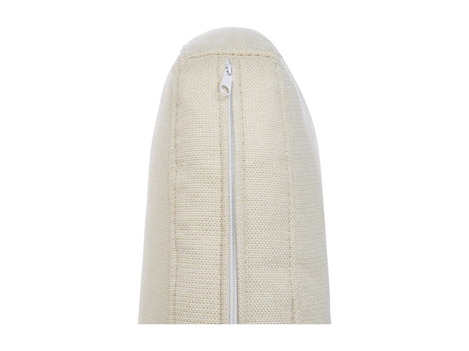 Canapé d'Angle à droite Moderne en Tissu Pieds en Plastique Beige Clair Kohlo