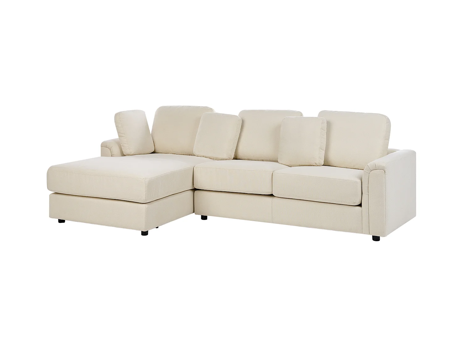 Narożnik KOHLO Jasnobeżowy dla 4 osób Prawostronny