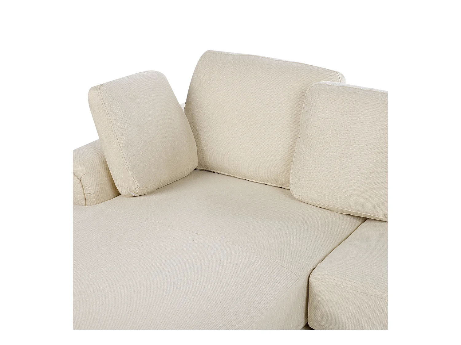 Narożnik KOHLO Jasnobeżowy dla 4 osób Prawostronny