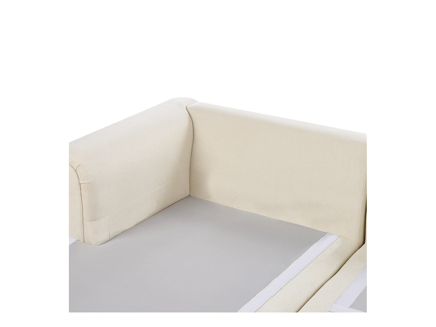 Narożnik KOHLO Jasnobeżowy dla 4 osób Prawostronny