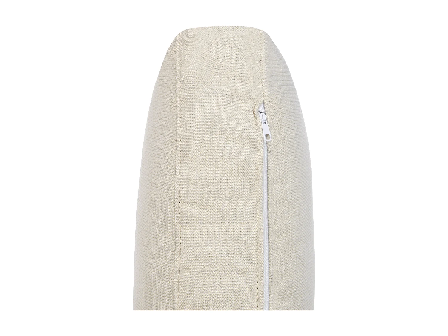 Canapé d'Angle à gauche Moderne en Tissu Pieds en Plastique Beige Clair Kohlo