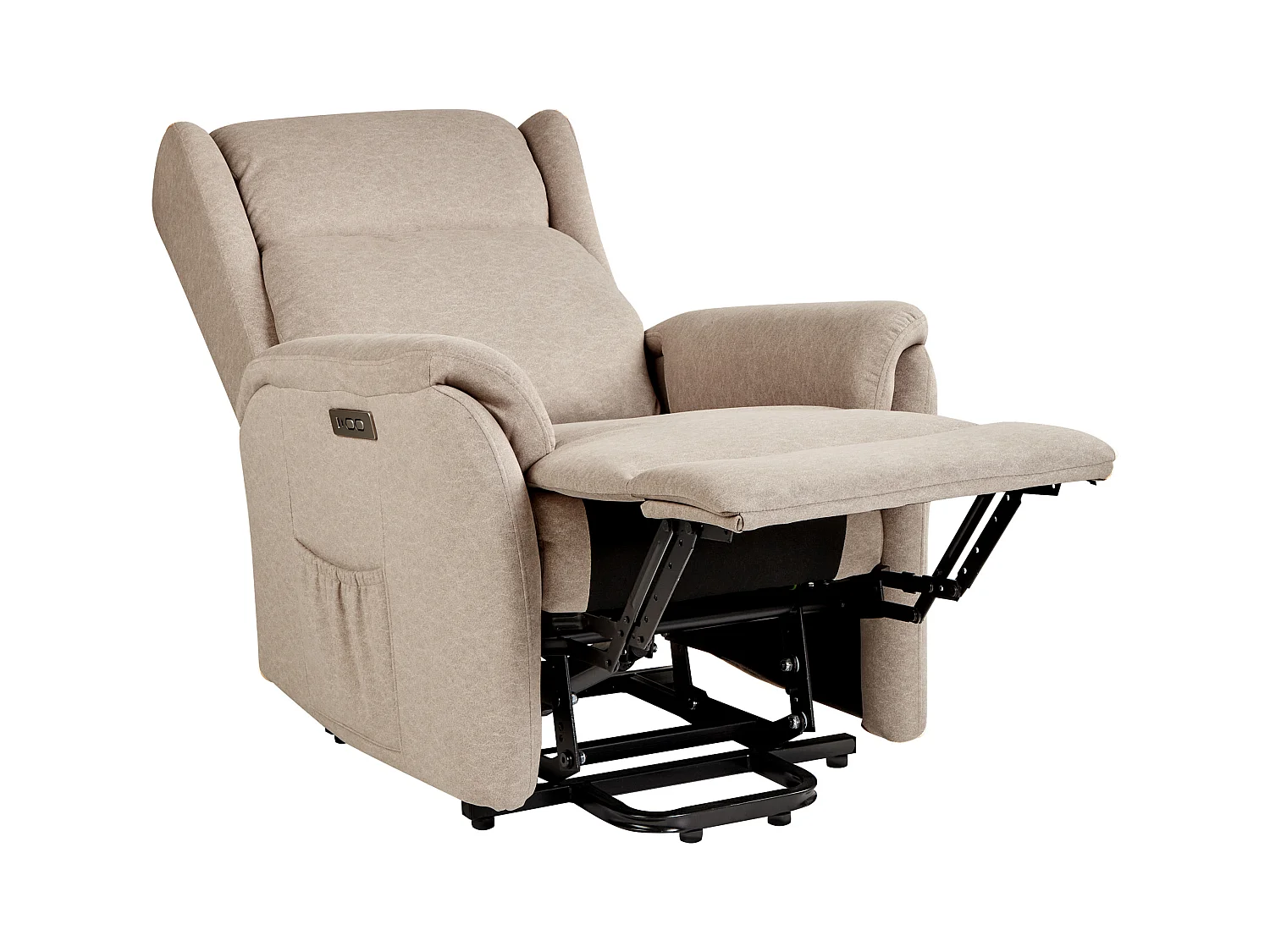Elektrische relaxfauteuil ELEGY Stof Taupe