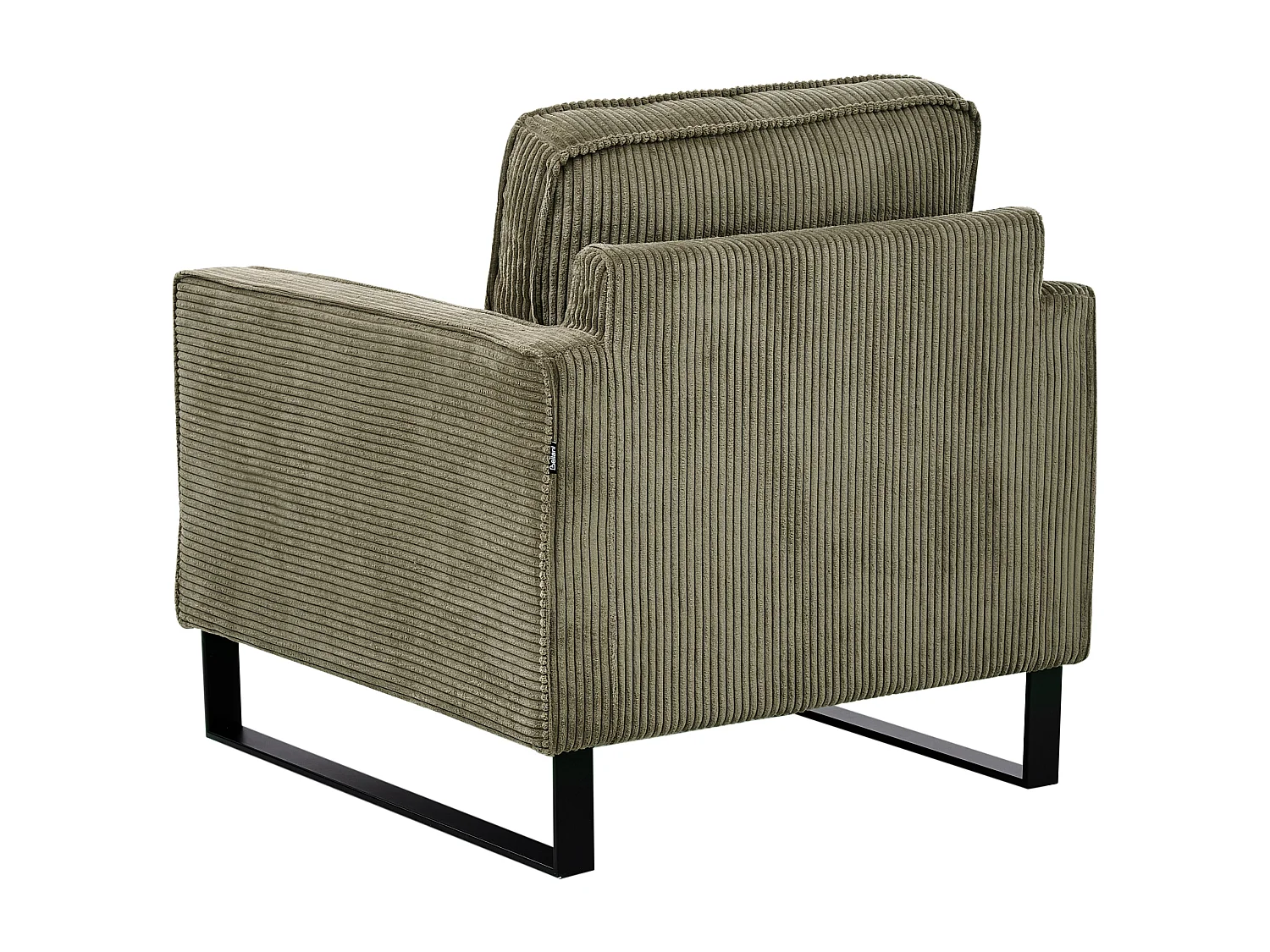 Fauteuil VIND Velours côtelé Vert