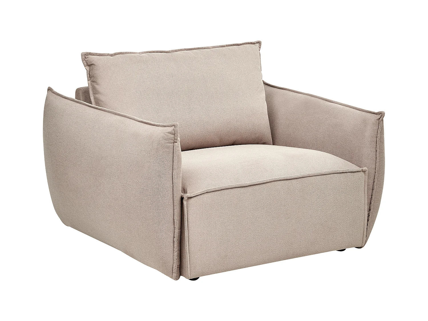 Fauteuil KUNES Tissu Taupe