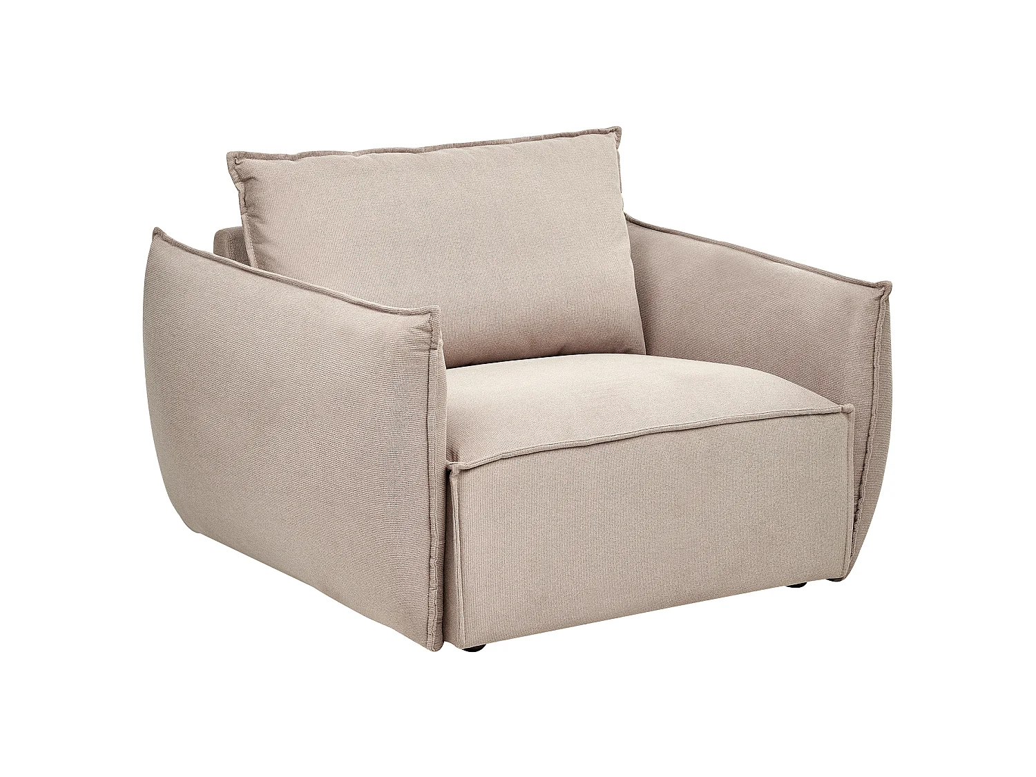 Armchair KUNES Fabric Taupe